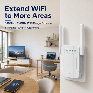 Répéteur <span class=keywords><strong>WiFi</strong></span> OEM 300 Mbps 2,4 GHz, amplificateur de portée <span class=keywords><strong>WiFi</strong></span> domestique et amplificateur de signal sans fil pour la couverture des appartements et des bureaux - Product Image 6