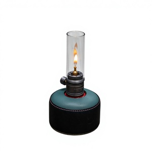 Lampe à gaz sans mèche <span class=keywords><strong>Kerman</strong></span> T-1D, lanterne de tente à gazification, lampe de camping à cylindre droit, effet bougie - Product Image 1