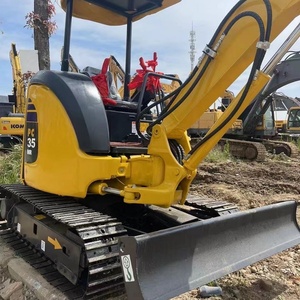 รถขุดขนาดเล็กมือสอง Komatsu PC35MR ราคาถูก 3.5 ตัน PC35 MR รถขุดขนาดเล็ก 3.5T รถตีนตะขาบสำหรับงานก่อสร้าง ขาย - Product Image 6