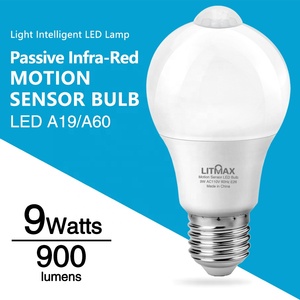 Ampoules <span class=keywords><strong>LED</strong></span> intelligentes à changement <span class=keywords><strong>de</strong></span> couleur avec <span class=keywords><strong>détecteur</strong></span> <span class=keywords><strong>de</strong></span> <span class=keywords><strong>mouvement</strong></span> intelligent activé par capteur <span class=keywords><strong>de</strong></span> lumière du jour, lumières <span class=keywords><strong>de</strong></span> sécurité AC - Product Image 1