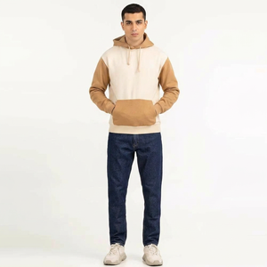 Sweat-shirt à capuche pour homme, surdimensionné, couleur unie, impression personnalisée de logo de haute qualité, fabriqué par des fabricants - Product Image 1