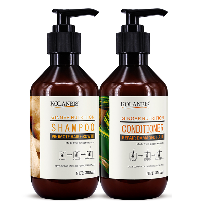 Good Quality Ginger Herbal Shampoo And Conditioner For Damage Hair And To Prevent Hair Loss