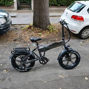 Bicicleta Eléctrica Plegable <span class=keywords><strong>SAMEBIKE</strong></span> OEM/ODM de 20 Pulgadas con Neumático Ancho 4.0, Batería de Iones de Litio de 48V/10Ah, 7 Velocidades y Freno de Disco - Product Image 2