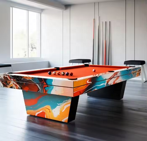 Tables de billard modernes et classiques les plus récentes en usine Tables de billard en ardoise 7FT 8FT 9FT Accessoires gratuits de qualité de tournoi pour bar - Product Image 2