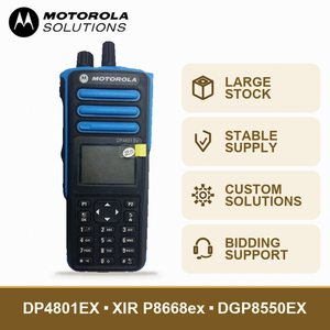 Radio bidirectionnelle Dp4801ex Dgp8550ex Xir P8668ex, intrinsèquement sûre, certifiée ATEX Ex IB IIC T4 Zone 1, homologuée PESO, Woki Toki à bas prix - Product Image 1