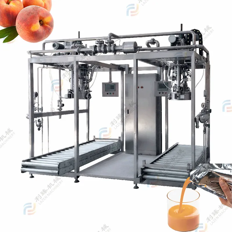 Оригинальное производство, машина для производства персика, абрикоса, сливы, авокадо, варенья, концентрированная линия для обработки целлюлозы фруктового сока, пюре