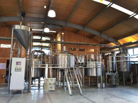 Équipement de micro-brassage 1200L, chaudière de brassage de bière à domicile avec cuve de fermentation conique