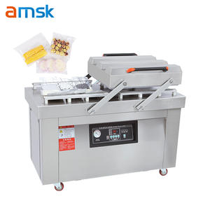 เครื่องบรรจุภัณฑ์สุญญากาศกึ่งอัตโนมัติแบบสองห้องสำหรับเนื้อสัตว์และอาหารทะเล - Product Image 1