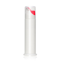 Nouvelle bouteille de crème blanche sans air 100g avec pompe pour dentifrice en plastique, Tube de dentifrice sous vide bon marché