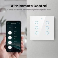 Interruptor de Pared Inteligente Estándar Brasileño 2026, Versión Zigbee WiFi, Opción 124*118mm, Panel de Interruptor Inteligente para Brasil