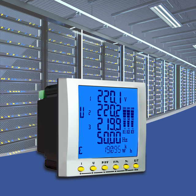 YADA YD2202 LCD RS485 Modbus RTU Digital Electric Current Voltage Power Factor Measurement Single/3 Phase Power Analyzer Monitor