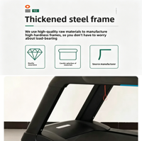 Caminadora Eléctrica de Alta Resistencia para Gimnasio/Hogar, Capacidad de 100 kg, Pantalla LED, Motor Silencioso, Amortiguación de Impactos y Ajuste Inteligente de Velocidad