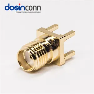 Melhor preço Conector SMA de conector reto para montagem em PCB conector SMA