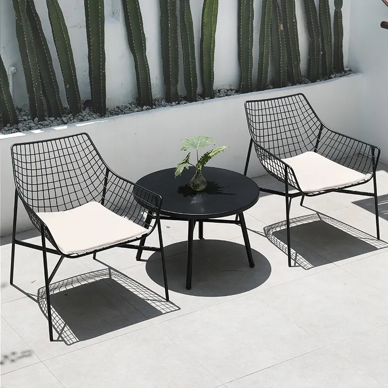Ensemble de chaises modernes pour restaurant et salle à manger Ensemble de mobilier d'extérieur pour tables et chaises de jardin