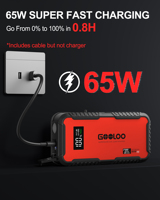 GOOLOO GT3000 3000A Outil d'urgence 12V Démarreur de voiture électrique, camion, moto CE RoHS Étanche Booster automobile au lithium