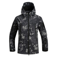 Ensemble veste et pantalon softshell pour homme TONMO, tissu texturé, polyester/coton, entièrement doublé en polaire, épais, chaud, résistant au vent et au froid