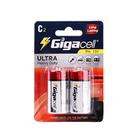 Batería Primaria de Carbono Zinc C de 1.5V, Tamaño R14, Ultra Resistente, Precio de Fábrica, Productos Populares, Se Acepta OEM