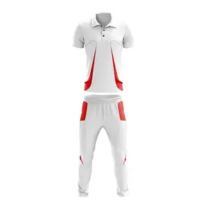 Männer Cricket Sport Uniform Hose Jersey Kurzarm Shirt für Team Spieler Kleid Set