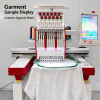 Machine à broder informatisée abordable pour la création de t-shirts et polos à domicile