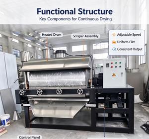 Sécheur à grattoir pour fûts de matériaux liquides ou visqueux à séchage rapide, pour alcool gras et <span class=keywords><strong>acide</strong></span> <span class=keywords><strong>chloroacétique</strong></span>, prix usine - Product Image 1