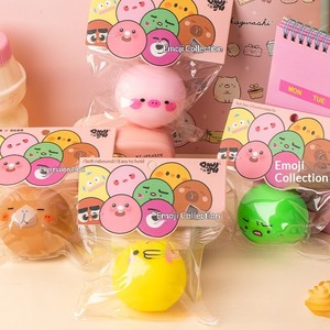 Juguete de Plástico Blandito con Expresiones Divertidas para Apretar, Antiestrés de Rebote Lento, Bolsa Sorpresa Portátil Mini Fidget - Product Image 4