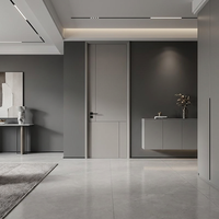 Portes intérieures en bois écologique de taille personnalisée pour la vente en gros B2B, style moderne, insonorisées, résistantes à l'eau, pour chambres d'hôtel