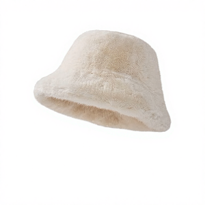 Chapeau Bob en Fausse Fourrure de Lapin Ultra Doux pour Femme, Toutes Saisons, en Velours, Motif Dessiné à la Main, Idéal pour le Cyclisme, la Pêche et l'Usage Quotidien Décontracté - Product Image 4