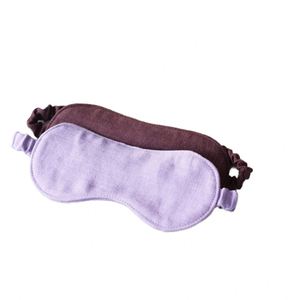 Wholesale Custom Solid Color Elastic Band Light Weight Pure Linen Blindfold Eye <b>Sleep</b> <b>Mask</b> for Travel Daily Rest - Product Image 1