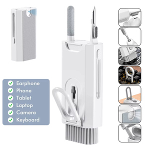 Kit de nettoyage 8 en 1 pour clavier d'ordinateur, ensemble de brosses de nettoyage, stylo de nettoyage pour écouteurs, outils de nettoyage pour écouteurs, extracteur de touches - Product Image 5