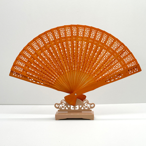 Abanicos de Mano de Bambú con Impresión y Grabado Personalizados a Precio Económico, Abanico de Madera Plegable como Regalo Promocional para Decoración de Bodas y Fiestas - Product Image 4