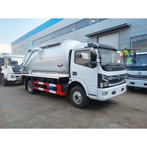 Camión de Succión de Aguas Residuales Diésel Dongfeng 4x2 de 6000L, Venta Directa de Fábrica, Camión Cisterna de Limpieza de Aguas Fecales - Product Image 5