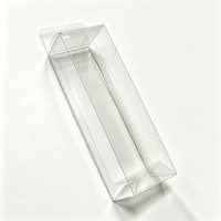 Boîte en film plastique vierge, étui rigide recyclable, taille personnalisée, impression de logo pour l'emballage d'accessoires