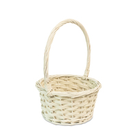 JIAYU-Panier de rangement portable pour tissage de saule blanc, petit saule, cadeau vide de Noël