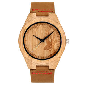 Movimento al quarzo nuovo Design cervo quadrante da <span class=keywords><strong>donna</strong></span> all'ingrosso marchio personalizzato legno orologi da <span class=keywords><strong>donna</strong></span> - Product Image 2