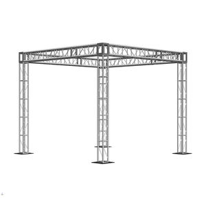 Custom 300*300mm in lega di alluminio capriata piatta luce superiore portatile per palco rotondo tetto Truss per uso di eventi e <span class=keywords><strong>Stage</strong></span> - Product Image 4