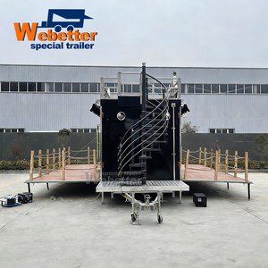 Webetter รถเทรลเลอร์สองชั้นแบบสองชั้นรถเทรลเลอร์อาหารบาร์ค็อกเทลเคลื่อนที่มีอุปกรณ์ครบครันในครัว - Product Image 5