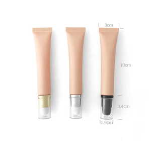 Tube en plastique de 10 ml, 15 ml, 20 ml pour l'emballage cosmétique, tube pour soins de la peau, tube pour crème pour les yeux, crème pour le visage, tube à rouge à lèvres avec applicateur - Product Image 4