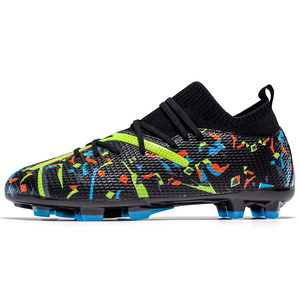 Logotipo personalizado fútbol Spikes Hombre mujer adulta estudiantes uso al aire libre <span class=keywords><strong>de</strong></span> zapatos <span class=keywords><strong>de</strong></span> fútbol <span class=keywords><strong>de</strong></span> entrenamiento profesional transpirables antideslizantes - Product Image 3