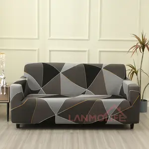 Capas de sofá elásticas estampadas estilo boêmio 4 lugares, capas de estilo mais recente para móveis de sala de estar, 2024