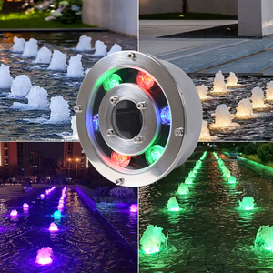 Kinh Tế Loại 6W 9W 12W 15W 18W <span class=keywords><strong>Led</strong></span> RGB dưới nước hồ bơi đèn với IP68 thác nước tràn đài phun nước chiếu sáng cảnh quan - Product Image 2