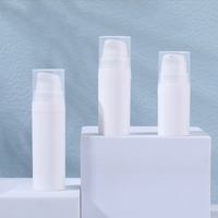 15ml PP flacon de pompe sans air écologique pour masques faciaux