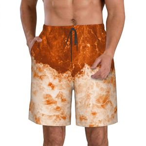 Lightweight 100% Polyester Sporty Summer Outdoor Board Shorts Breathable Quick Dry Customized <b>Men</b> Swim <b>Trunks</b> - Product Image 1