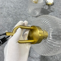 Lustre moderne en verre, décoration de chambre à coucher, luminaires suspendus nordiques LED pour salle à manger, luminaires de cuisine, lampe suspendue pour restaurant