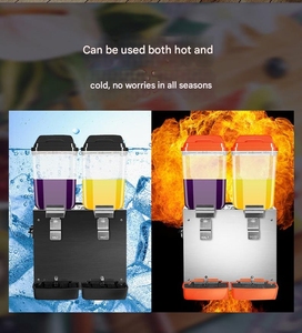 2 Tanks Preise Elektrisches Getränk Kaltes Getränk Kommerzielle Obst maschine Fruchtsaft spender - Product Image 5