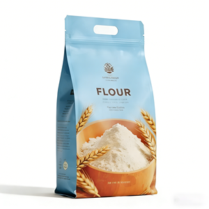 Sac d'emballage en PE <span class=keywords><strong>de</strong></span> qualité alimentaire imprimé numériquement avec logo personnalisé, refermable, debout, 1 kg, pour <span class=keywords><strong>farine</strong></span> <span class=keywords><strong>de</strong></span> blé, <span class=keywords><strong>de</strong></span> maïs, <span class=keywords><strong>de</strong></span> plantain, <span class=keywords><strong>de</strong></span> cuisson - Product Image 6