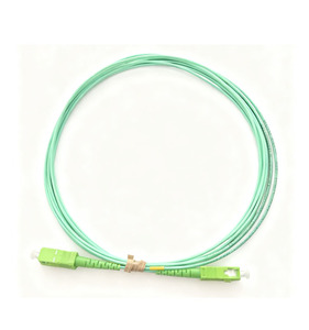 Cordon de brassage à fibre optique Netceed ETC 1,6 mm SC/APC FTTH WiFi, longueurs 1,5 m-4 m, Aqua Garter Optique G657A2 - Product Image 6