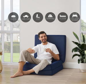 Xách Tay Nệm Máy Có Thể Giặt Lưới Bìa Thoáng Khí Cot Kích Thước Có Thể Gập Lại Sàn Nệm Topper Bọt Trifold Nệm - Product Image 5