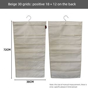 Sac de rangement suspendu double face en tissu Oxford, pliable, pour sous-vêtements, vêtements, chaussettes - Idéal pour les salles de bain (vente en gros) - Product Image 5