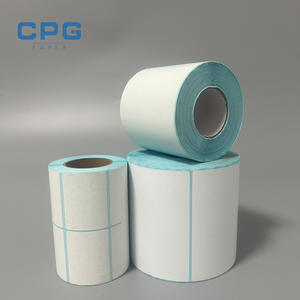 Proveedor de Papel Térmico, Papel de Etiquetas Autoadhesivas al por Mayor, Rollo de Papel de Etiquetas Térmicas Blancas de 100x150 mm para Impresión de Guías de Envío - Product Image 1