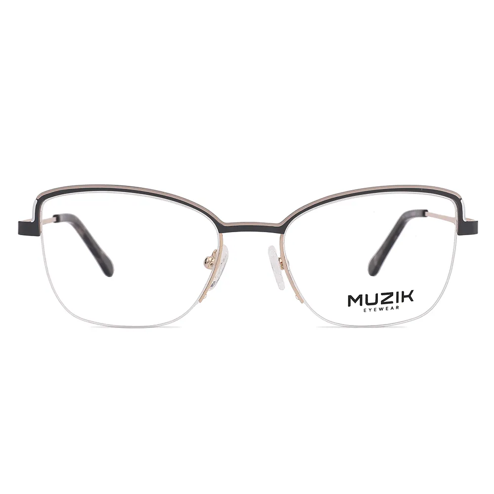 MLH068 2024 Stock High Quality luxury brand metal eye glass optical frame for women